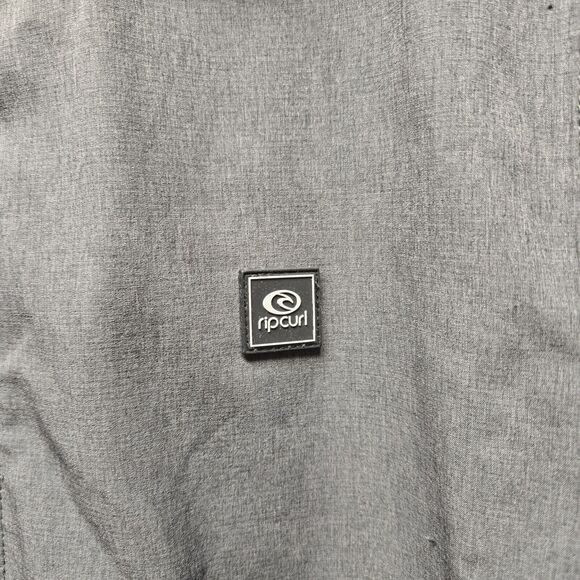 Rip Curl Men's Elite Anti Series Windbreaker Jacket Heathered Black Size Small - Picture 6 of 10